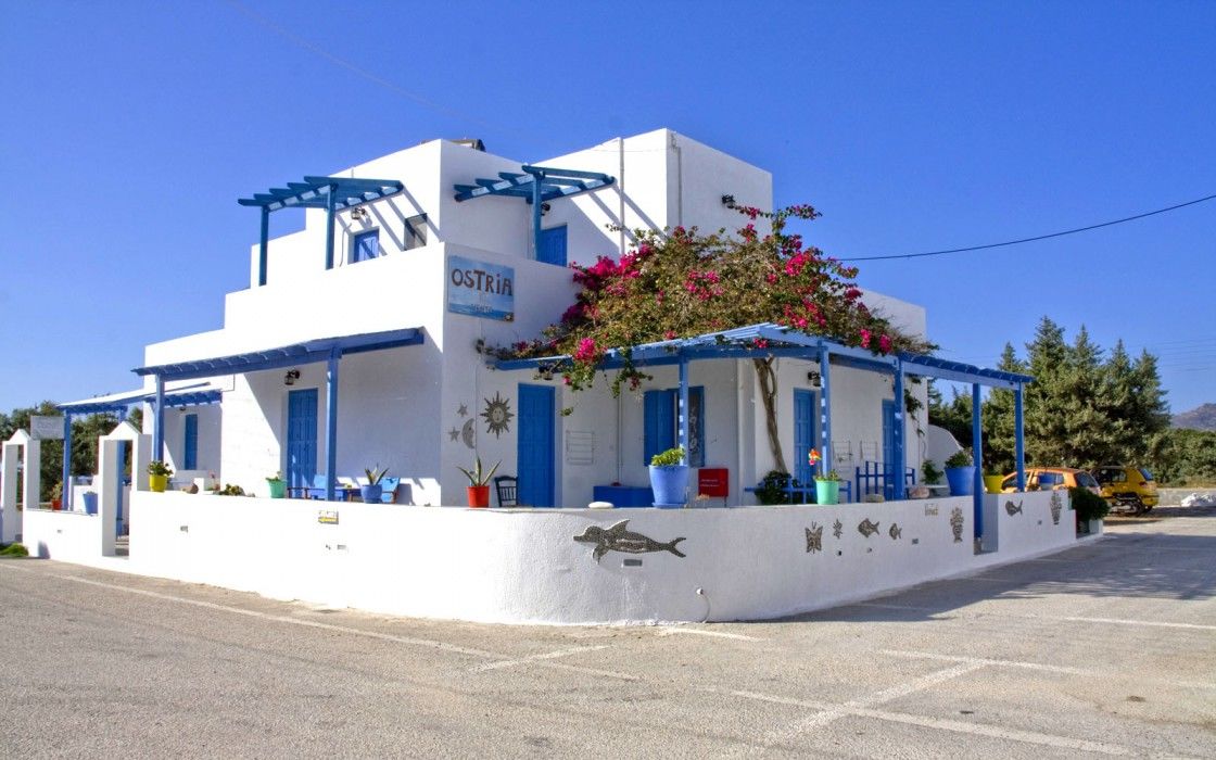 Ostria Vento Hotel Pollonia Bagian luar foto
