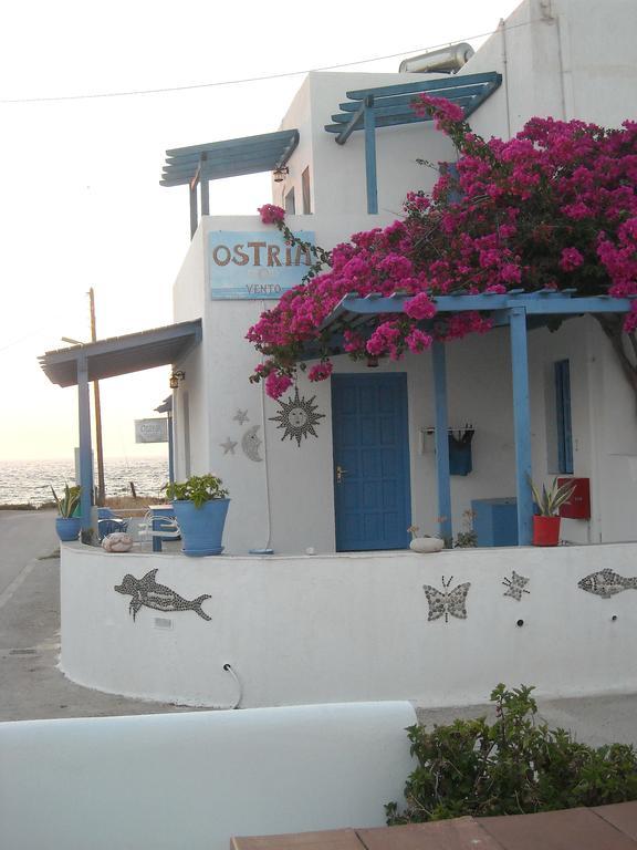 Ostria Vento Hotel Pollonia Bagian luar foto